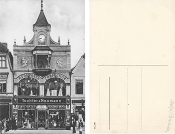 SStolp Pommern Markt 23 Department Store Tuchler and Neumann Słupsk * around 1910
