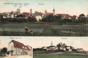 01833 Stolpen Sachsen Gasthaus zur Linde o 1911