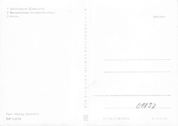 01833 Stolpen Sachsen Burg * 1973