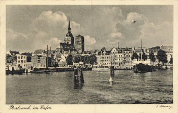Feldpoststempel der II. Schiffsstammabteilung Stralsund  4./11.S.St.A. o 27.10.1939