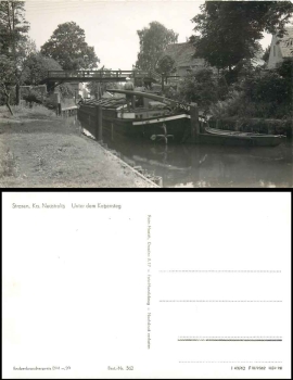 17255 Strasen Wesenberg unter dem Katzensteg Kanal *1962 Hanich0562