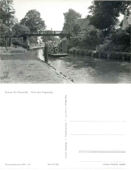 17255 Strasen Wesenberg unter dem Katzensteg Kanal *1962 Hanich0562