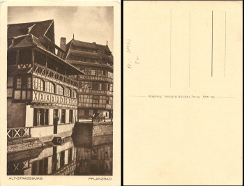 Strasbourg Alsace Plant Bath * around 1930