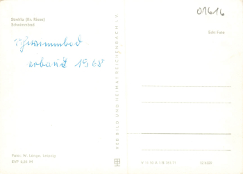 01616 Strehla Elbe Schwimmbad * 1971