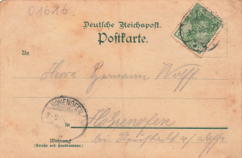 01616 Strehla Elbe Gasthof zum Schiffchen Litho o 1900