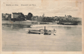 01616 Strehla Elbe Fähre o 1932