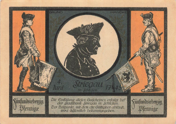 Striegau Schlesien Notgeldschein Strzegom 1921