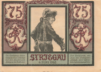 Striegau Schlesien Notgeldschein Strzegom 1921