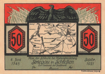 Striegau Schlesien Notgeldschein Strzegom 1921