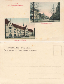 Striesen Dresden Eisenacherstrasse Freemason Institute * around 1900