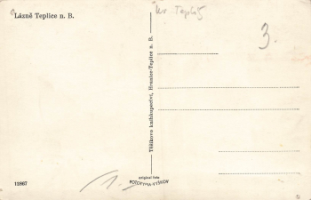 Lázně Teplice nad Bečvou Böhmen * um 1940