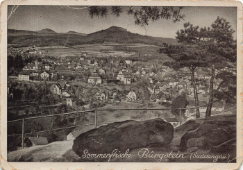 Bürgstein Böhmen Sloup v Čechách o 1943