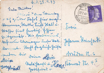 Bürgstein Böhmen Sloup v Čechách o 1943