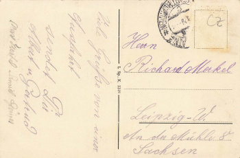 Bergstadt Platten Böhmen Horní Blatná o um 1920