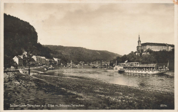 Tetschen Bodenbach Böhmen Decin o 1937