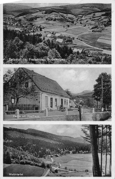 Setzdorf bei Freiwaldau  Kaufhaus Böhmen Vápenná o 1941