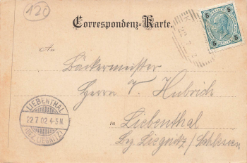 Koenigshan in Bohemia Wennrich's Wine House Královec o 1902