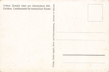 Zwickau Tuberculosis Children's Clinic Bohemia Cvikov * around 1930