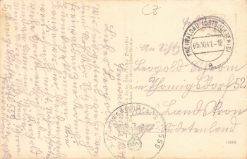 Freiwaldau Freiluftbad Jeseník Feldpost 2.WK5. Landesschützen Btl.559 1941