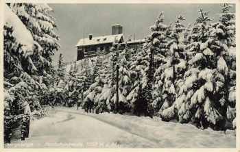 Hochsteinbaude Isergebirge Wysoki-Kamień-Baude  o 1942
