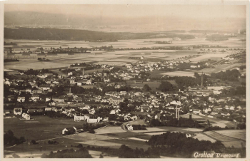 Grottau Böhmen Fliegeraufnahme Hrádek nad Nisou * um 1930