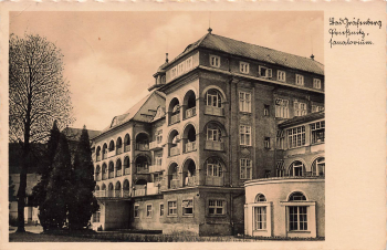 Bad Gräfenberg Prießnitz Sanatorium Lázně Jeseník o 1941