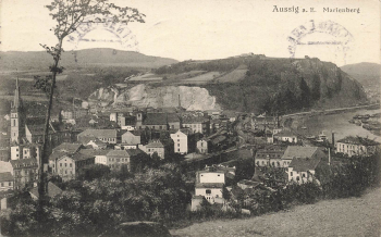 Aussig Böhmen Ústí nad Labem o 1933