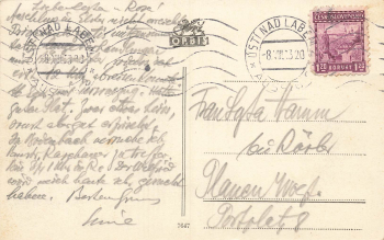 Aussig Böhmen Ústí nad Labem o 1933