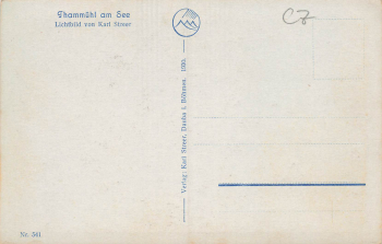 Thammühl am See Böhmen Staré Splavy * um 1940