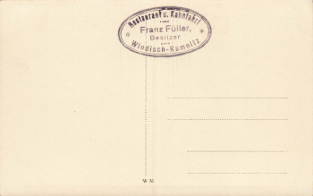 Windisch Kamnitz Restaurant zur Kahnfahrt Böhmen Srbská Kamenice * um 1930