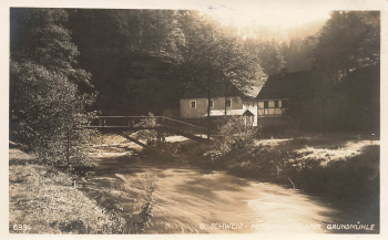 Windisch Kamnitz Grundmühle Böhmen Srbská Kamenice * um 1930