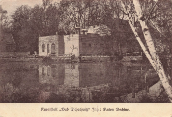 Bad Tschachwitz Kuranstalt Böhmen Čachovice o 1939