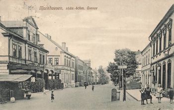 Markhausen Sächsisch Böhmische Grenze Hraničná o um 1910