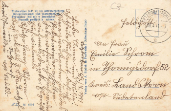 Freiwaldau Kriegerdenkmal Sudetengau Jeseník o 1941