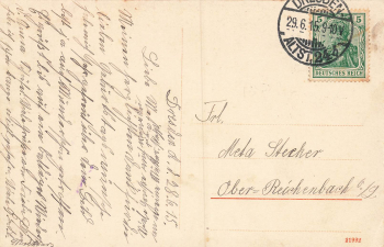 Suedvorstadt Dresden Eisenstuckstrasse 40 Behelfslazarett o 1915