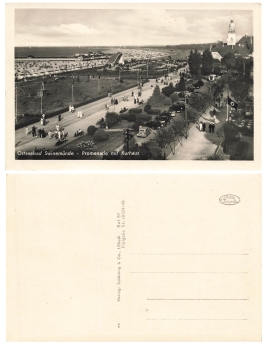 Swinemünde Kreis Wollin Promenade mit Kurhaus * ca. 1940