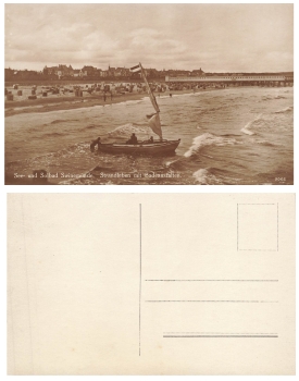 Swinoujscie, Wollin Strand district, bathing establishments * around 1930