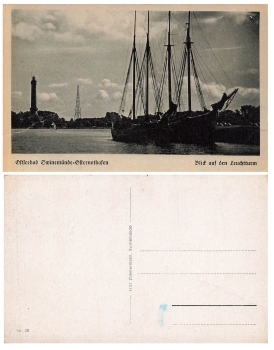 Swinemünde Osternothafen Leuchtturm *ca.1930