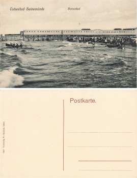 Swinemuende Pommern Herrenbad Swinoujscie * um 1910