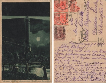 Swinoujscie Pomerania Lighthouse Easter Harbor o 1921