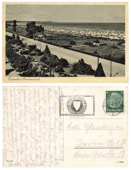 Swinoujscie promenade in Wolin district o 6.7.1938