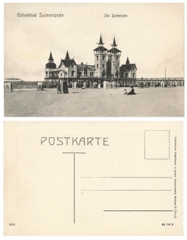 Swinemünde Seebrücke Kreis Wollin  * ca. 1910