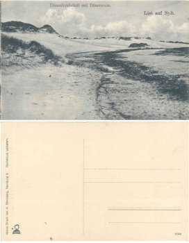 25992 List on Sylt Dune landscape with dune sea *ca. 1910