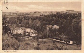 01723 Taennichtmuhle Wilsdruff Genesungsheim Landpoststempel o 1932