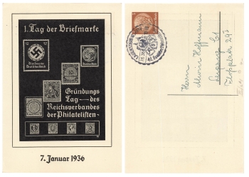 Tag der Briefmarke 1936 Privatganzsache PP122C20 Sonderstempel