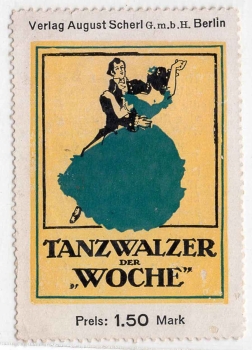 Vignette Tanzwalzer der Woche Verlag August Scherl GmbH Berlin um 1920