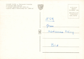 Tatranska Lomnica Hotel Morava Tatralomnitz * um 1970