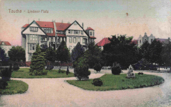 Taucha Lindnerr Platz * um 1910