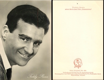 Teddy Reno Progress Starfoto Nr. 1381