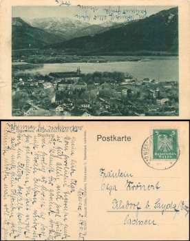 83684 Tegernsee mit Schildenstein und Blauberg o 14.6.1925